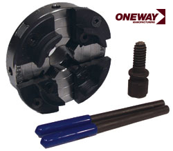 Oneway 4" 4-Jaw Scroll Chuck