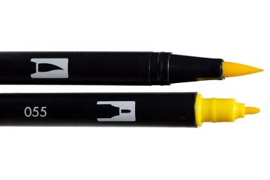 Tombow Dual Brush Pen - Process Yellow