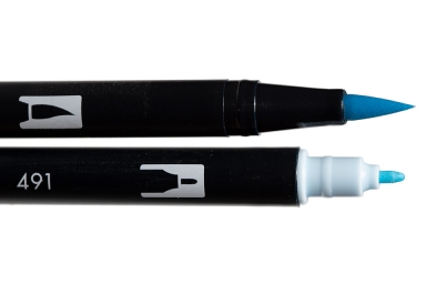 Tombow Dual Brush Pen - Glacier Blue