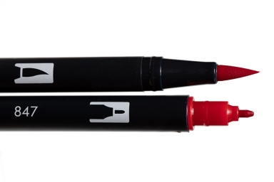 Tombow Dual Brush Pen - Crimson