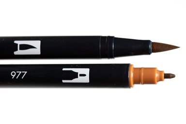 Tombow Dual Brush Pen - Saddle Brown