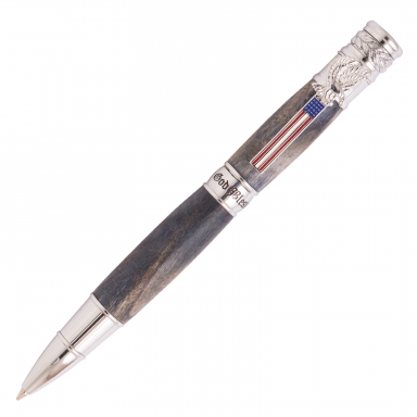 Amer Patriot Twist Pen Kit - Chrome