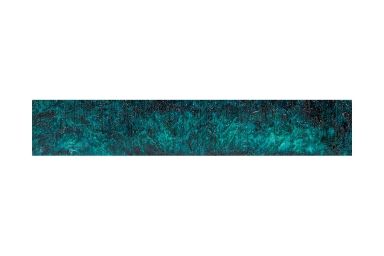 3/4" Box Elder Pen Blank - Turquoise