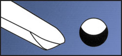 Sorby 3/8'' Spindle Gouge w/ Fingernail Grind
