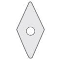 Sorby TurnMaster HSS Detail Point Cutter