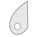 Sorby TurnMaster HSS Teardrop / Inside/Ouside Cutter