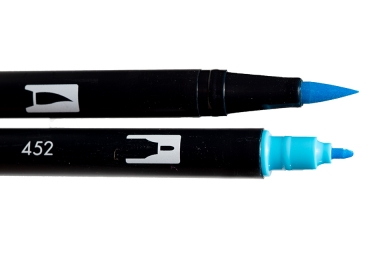 Tombow Dual Brush Pen - Process Blue
