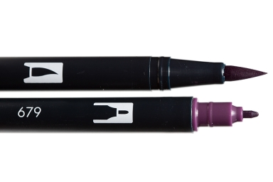 Tombow Dual Brush Pen - Dark Plum