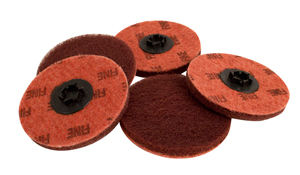 3" Fine Grit Power Lock Buffing Discs  (pkg. Of 5)