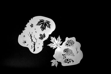 INFIL Stencil - Sugar Maple Leaf (two pack)