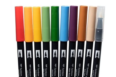 Tombow Dual Brush Earth Tones (Pkg of 10)
