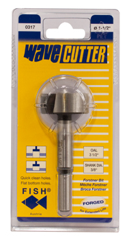 1-1/2" Wave Cutter Forstner Bit