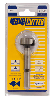 1-1/8" Wave Cutter Forstner Bit