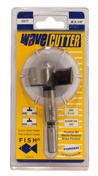 2-1/8" Wave Cutter Forstner Bit