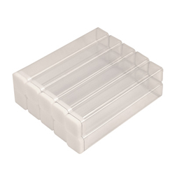 10 pk Clear Pen Display Tubes - 1"