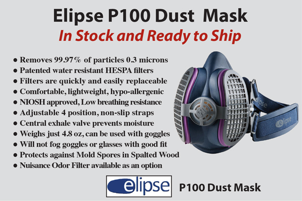 This is our most popular dust mask. Comfortable with ease of breathing.