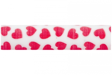 Red Hearts 3/4" Pen Blank