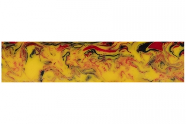 Exp Pen Blank - Yellow w/ Red & Black