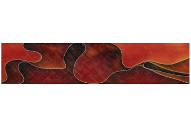 Lava Bright 3/4" Orange and Black