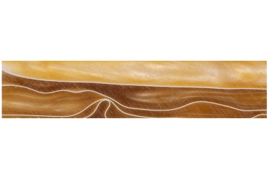 Lava Bright 3/4" Gold w/White