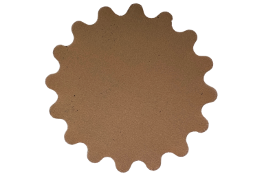 3" 320 Grit Gold Wave Discs (pkg. of 10)