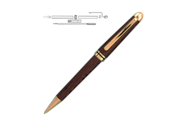 Fun Designer Pen (5) Gold Plated