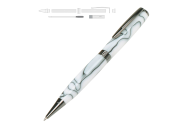 Trimline Pen Gun Metal Plated