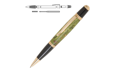 Gold Gatsby Twist Pen
