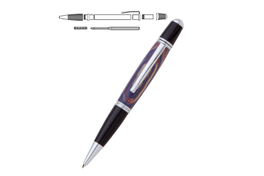 Chrome Gatsby Twist Pen