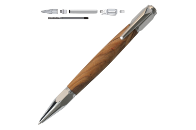 Chrome Vertex Click Pen Kit