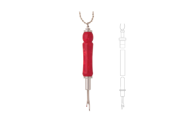 Seam Ripper Necklace Kit - Chrome
