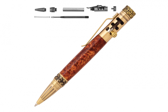 Gear Shift Pen Kit - Antique Brass
