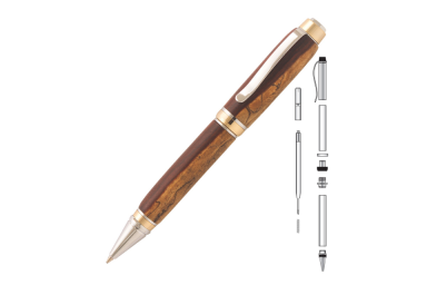 Big Ben Gold and Chrome Two Tone Cigar Pen Kit