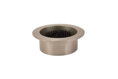 4" Flanged Flower Arranger - Antique Pewter