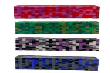 Mosaic Inlay Acrylic Pen Blanks
