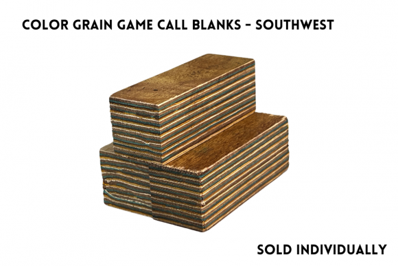 Southwest Color Grain Game Call Blank