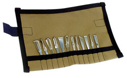 12pc Canvas Pouch