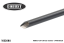 Robust Unhandled Detail Gouge - 3/8"