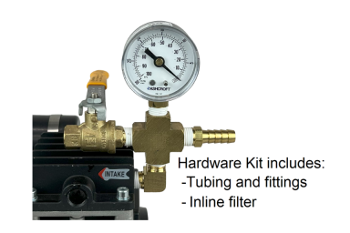 Robust Vacuum Hardware Kit w/ Hose